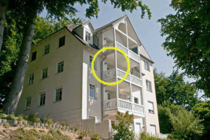 Lage der Ferienwohnung 19 in der Parkresidenz Concordia Lage der Ferienwohnung 19 in der Parkresidenz Concordia
