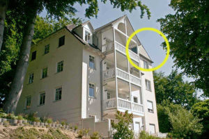 Lage der Ferienwohnung 21 in der Parkresidenz Concordia Lage der Ferienwohnung 21 in der Parkresidenz Concordia