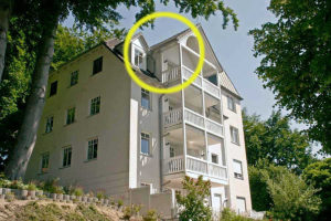 Lage der Ferienwohnung 22 in der Parkresidenz Concordia Lage der Ferienwohnung 22 in der Parkresidenz Concordia