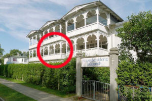 Lage der Ferienwohnung 5 in der Strandresidenz Juliusruh Lage der Ferienwohnung 5 in der Strandresidenz Juliusruh