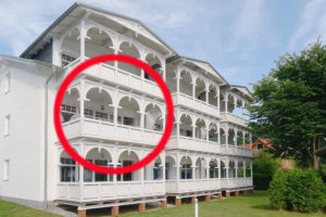 Lage der Ferienwohnung 15 in der Strandresidenz Juliusruh Lage der Ferienwohnung 15 in der Strandresidenz Juliusruh