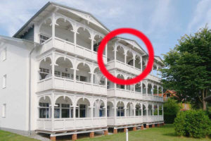 Lage der Ferienwohnung 17 in der Strandresidenz Juliusruh Lage der Ferienwohnung 17 in der Strandresidenz Juliusruh