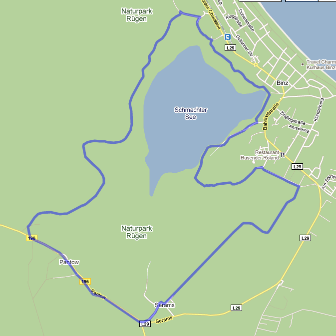 Radtour Binz - Schmachter See
