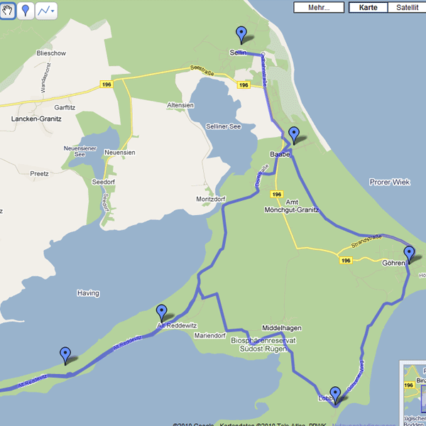 Radtour Sellin Mönchgut