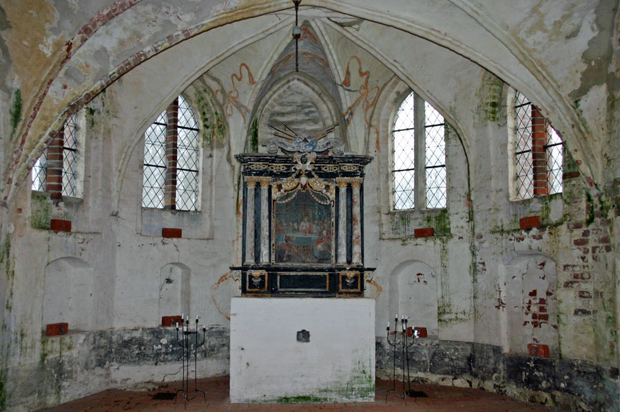 Altar der Dorfkirche Landow 2005