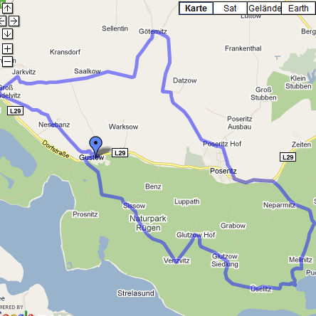 Radtour Gustow-Poseritz