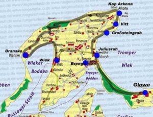 Fahrradtouren auf Rügen: Streckentour Wittow - ca. 46 km