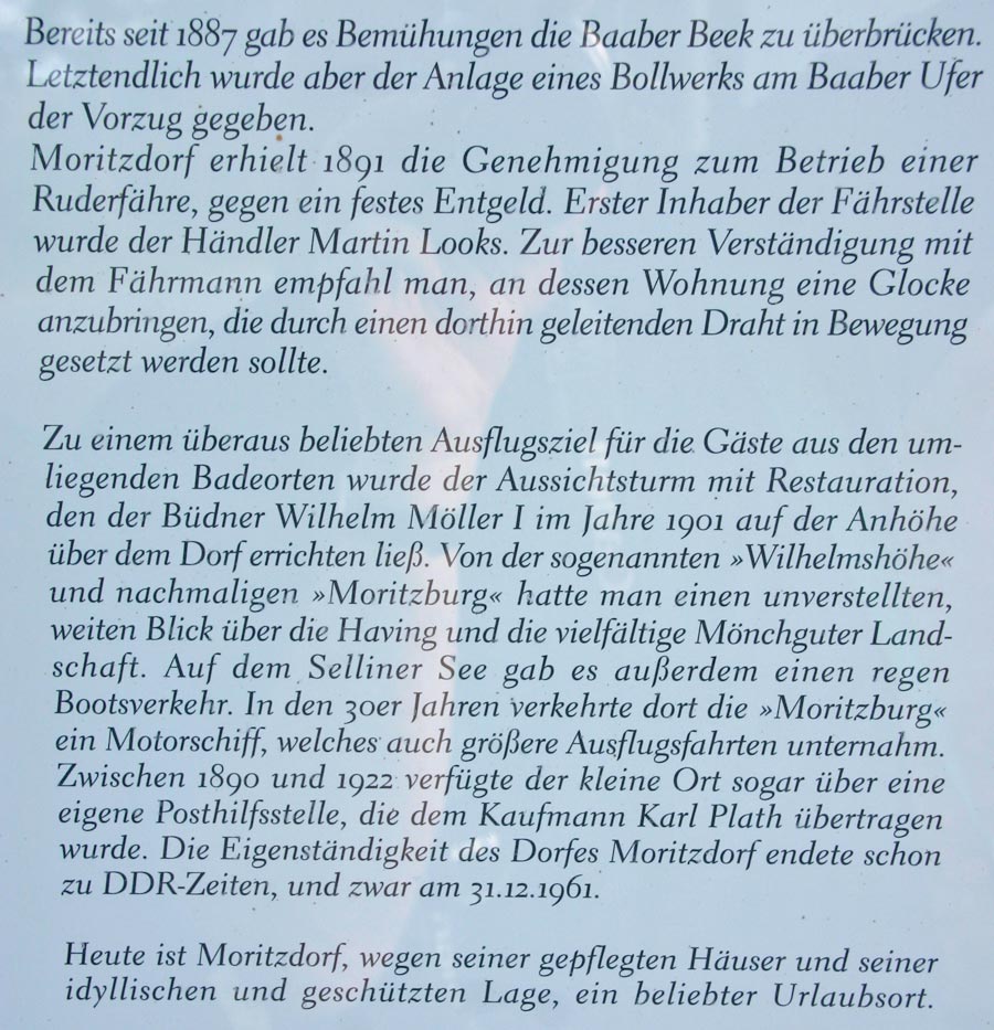 Moritzdorf Schild 2