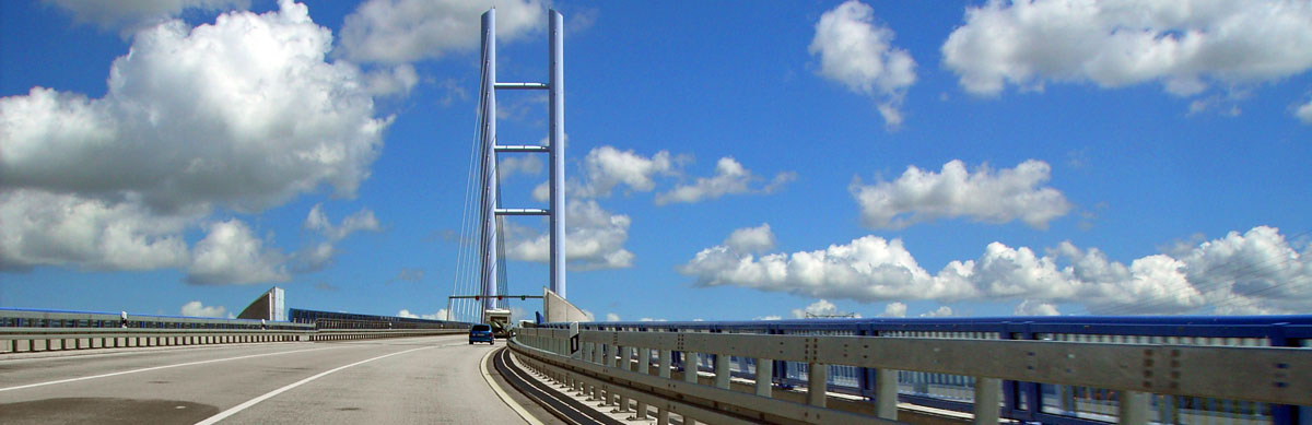 auf der Rügenbrücke