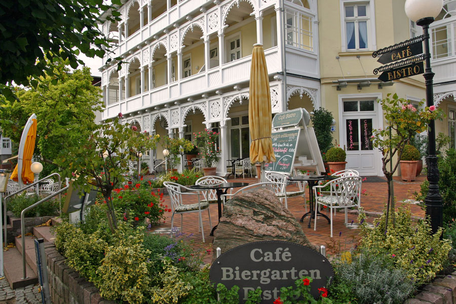 Café und Biergarten in Sellin