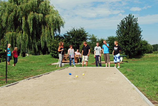 ... und los gehts - wir spielen Boccia