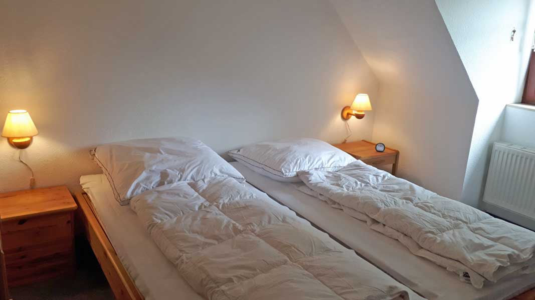 Schlafzimmer Ferienwohnung W01