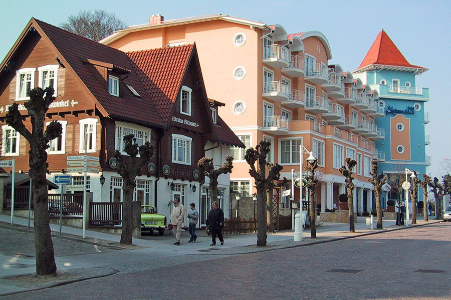 Flaniermeile Wilhelmstraße in Sellin